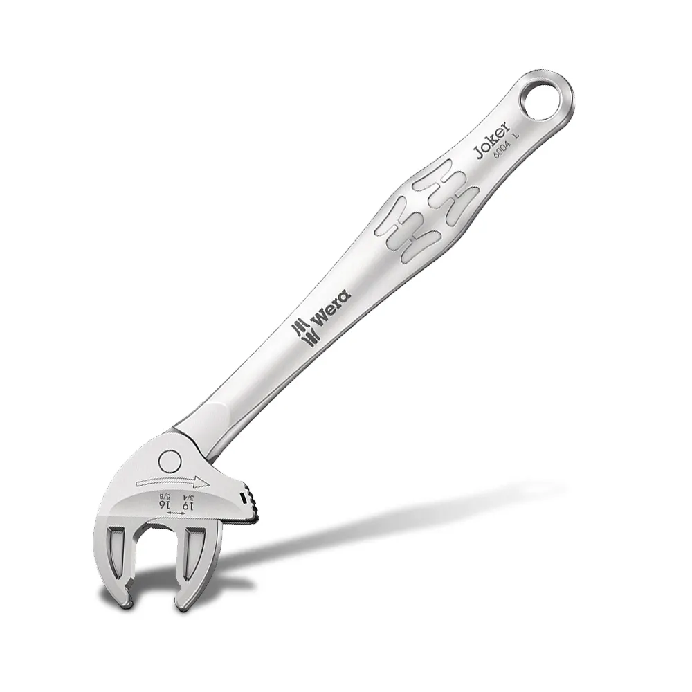 WERA 6004 Joker L Self-Setting Spanner, 16-19mm, 5/8" - 3/4", x 224mm WER020101