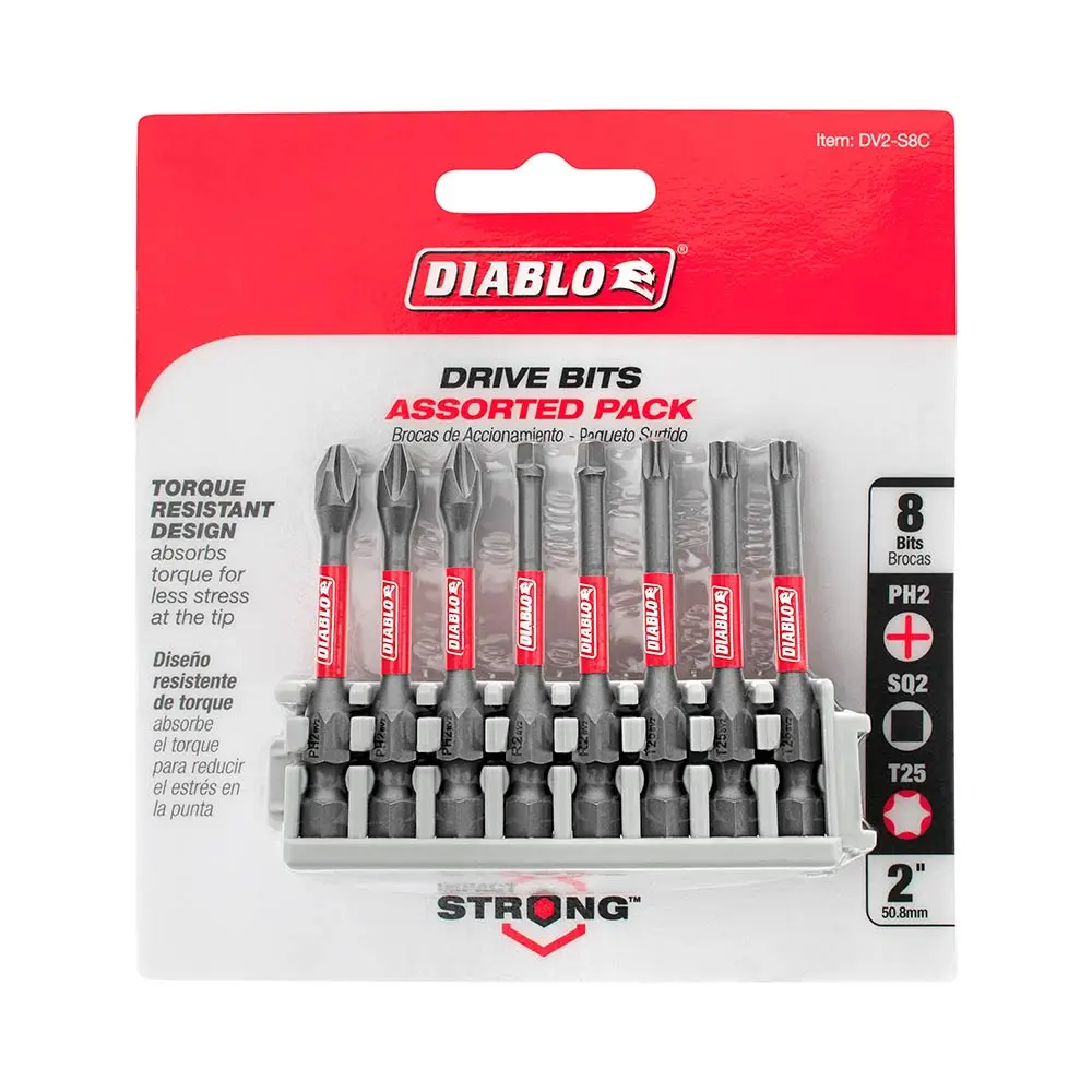 DIABLO Modular Set Clip, Variety, 50mm - 8 Piece 2608F03296