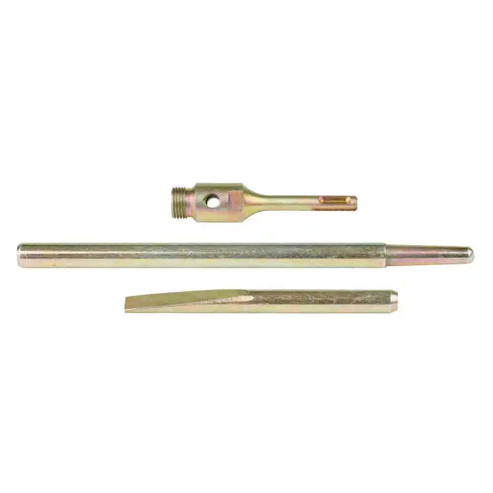 OX SDS Plus Adaptor Pack SDS Max to BSB 1/2-Inch adaptor, Guide rod and Drift Key- 3 Piece OX-JS03