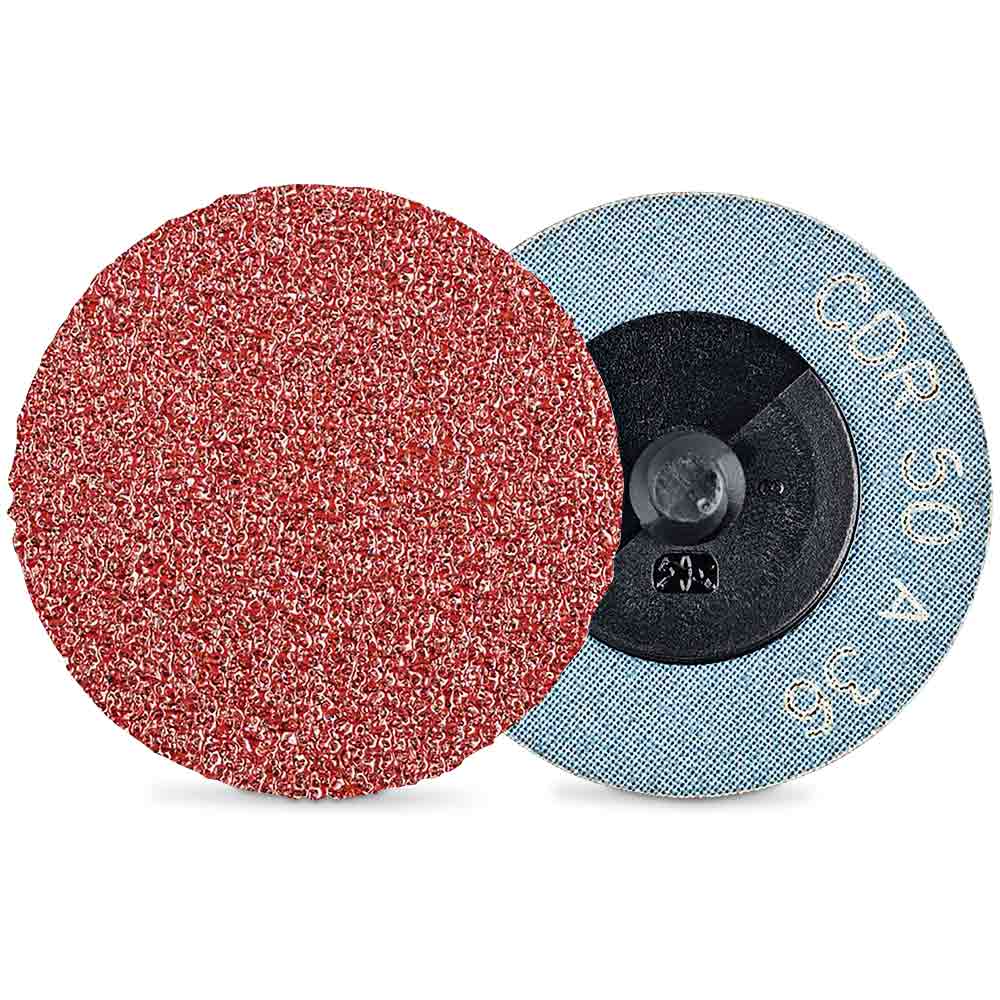 PFERD 50mm 36-Grit Aluminium Oxide Quick-Change Sanding Disc - COMBIDISC - 5 Piece