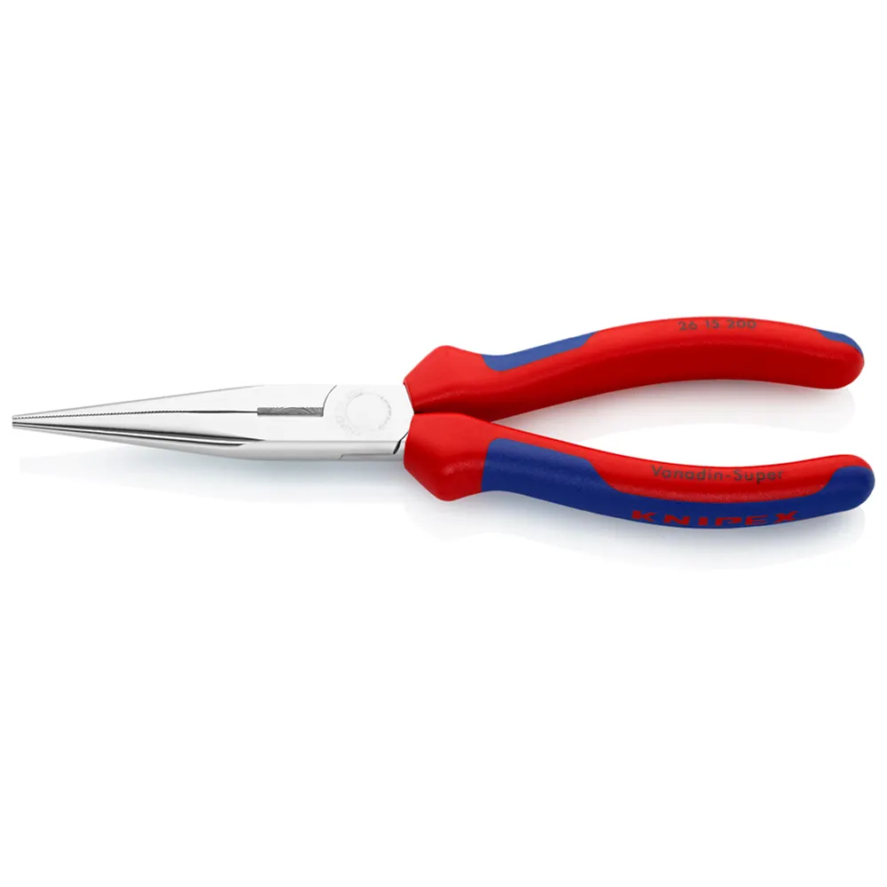 KNIPEX 200mm Long Nose Side Cutting Plier 2615200SB