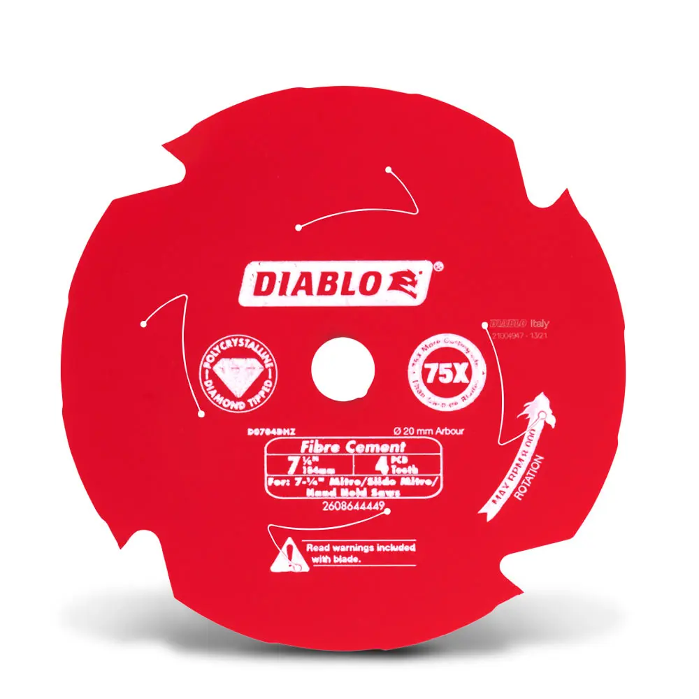 DIABLO 184mm 4T Fibre Cement Saw Blade 2608644449