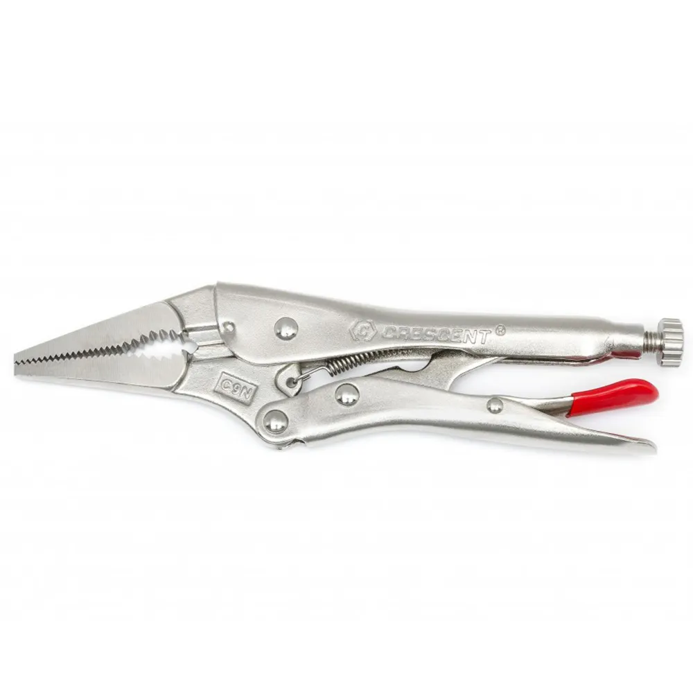 CRESCENT 230MM/9" Long Nose Locking Pliers w/ Wire Cutter C9NVN-08