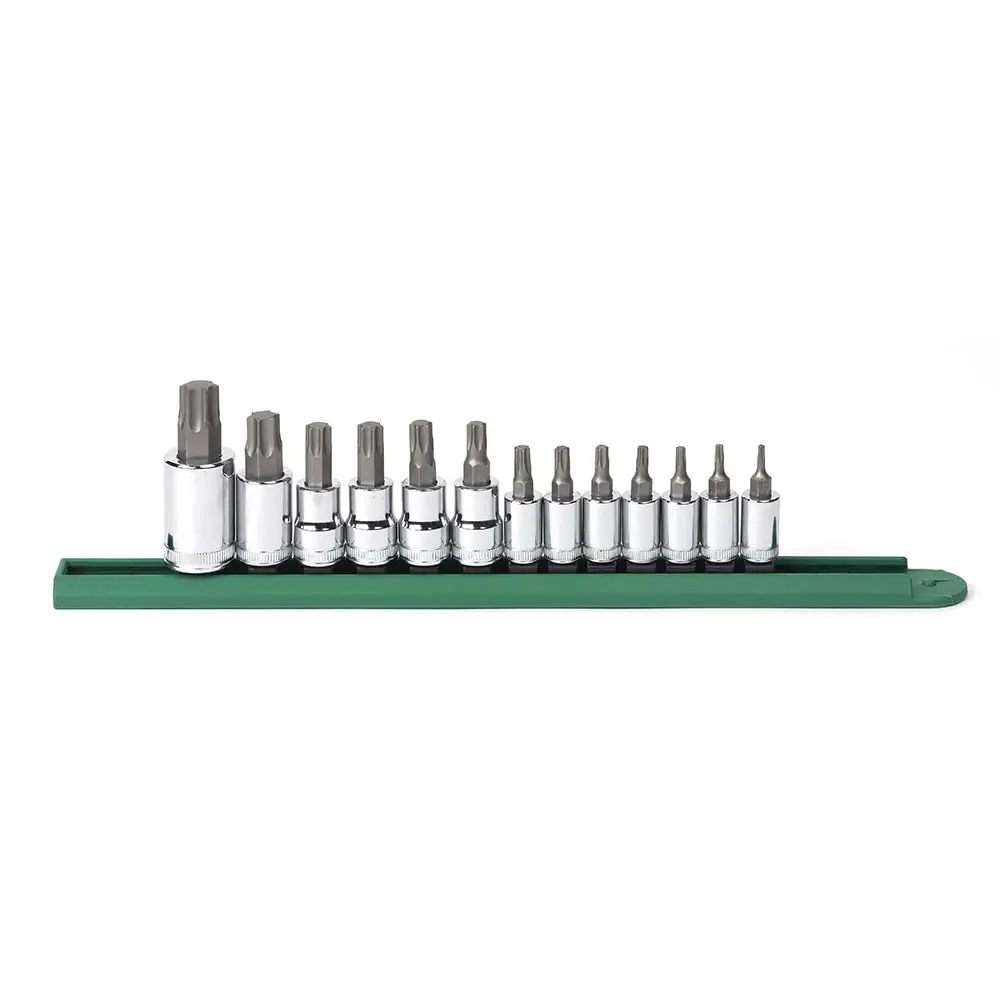 GEARWRENCH 1/4" 3/8" & 1/2" Drive Torx Bit Socket Set - 13 Piece 80723