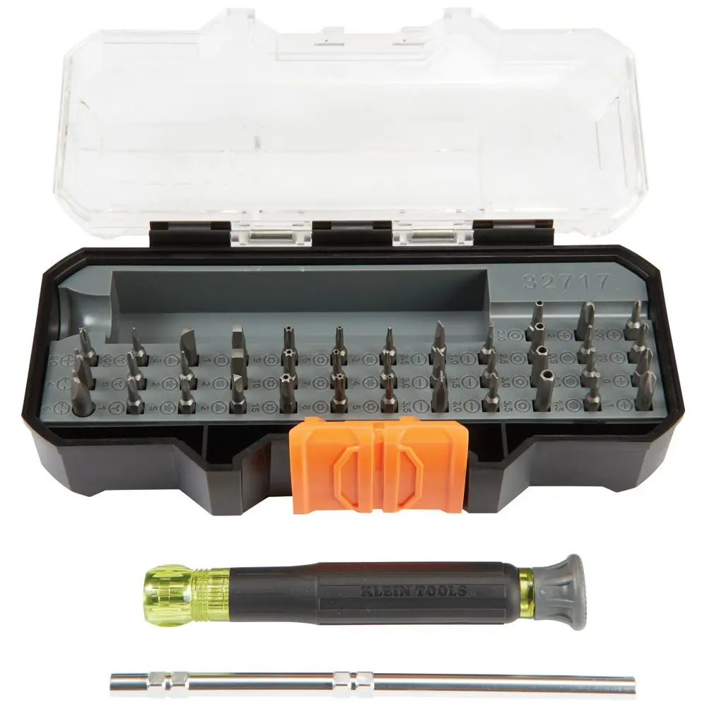 KLEIN All-in-1 Precision Screwdriver Bit Set with Case - 39 Piece A32717