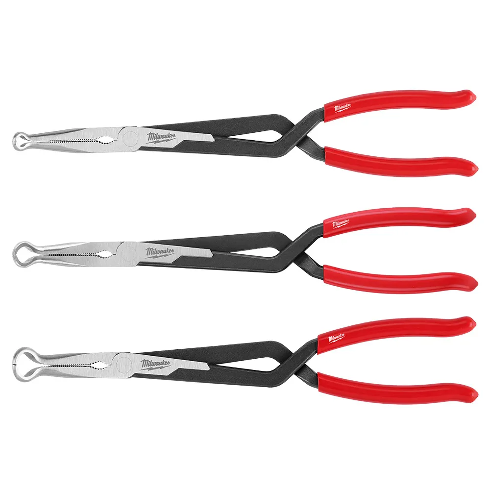 MILWAUKEE Long Reach Hose Grip Pliers Set - 3 Piece 48226563