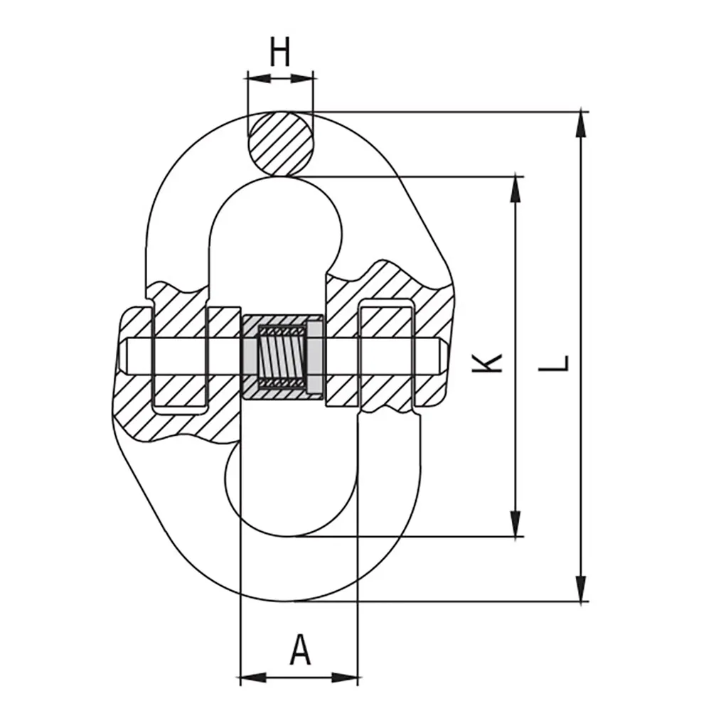 ITM 6mm Chain Size Component Connector TM9804-04006