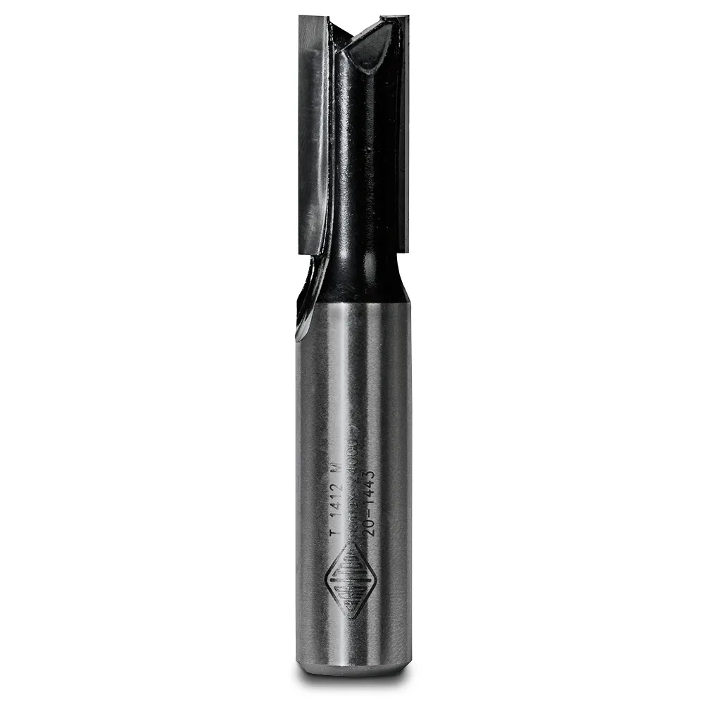 CARBITOOL Router Bit TCT Straight Router 12mm-Diameter 1/2inch -Shank T 1412 M