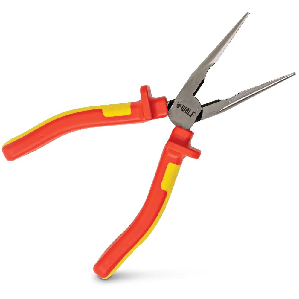 WOLF 200mm Long Nose Plier Insulated VDE WLI200