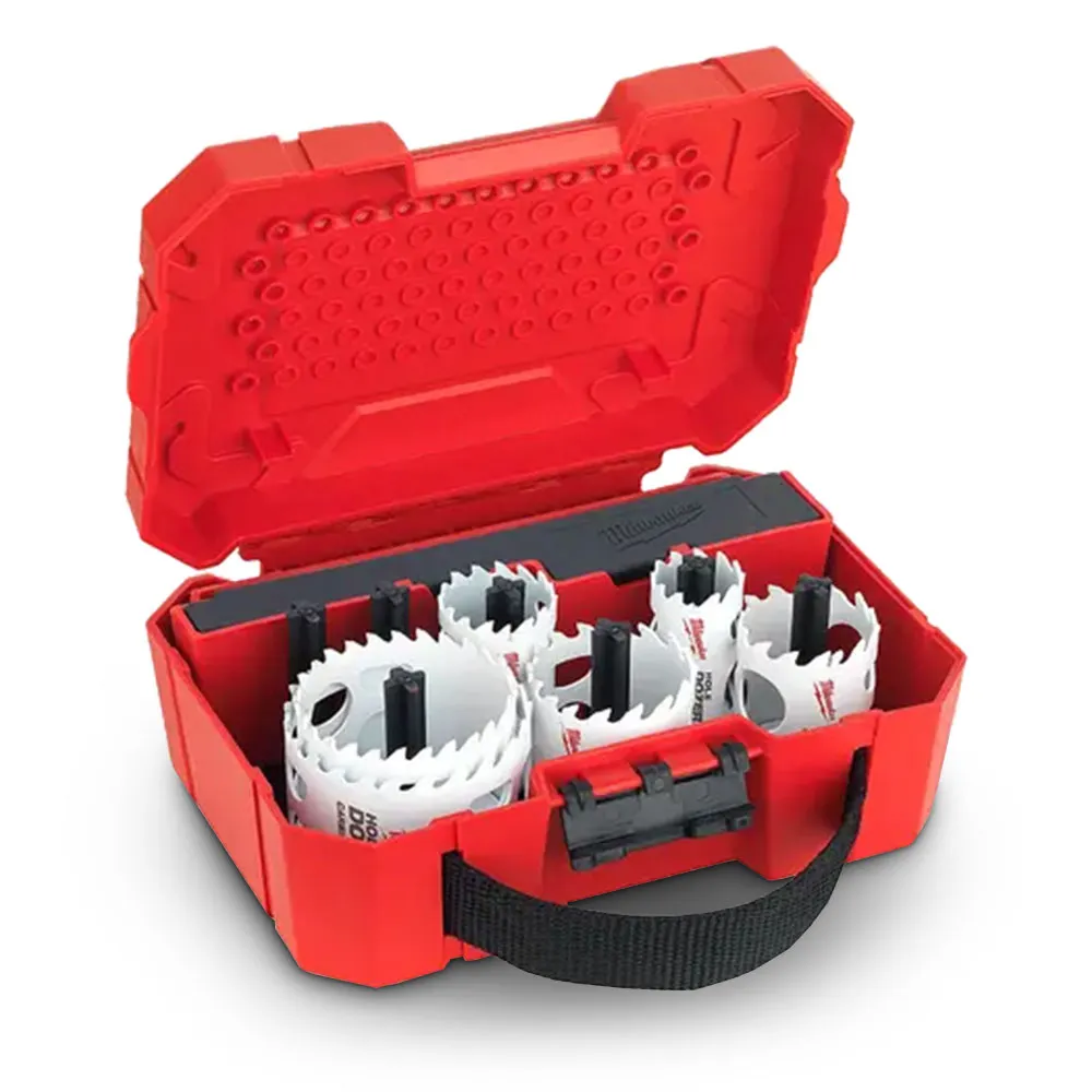 MILWAUKEE Hole Dozer Carbide Teeth General Purpose Holesaw Set - 9 Piece 49224158