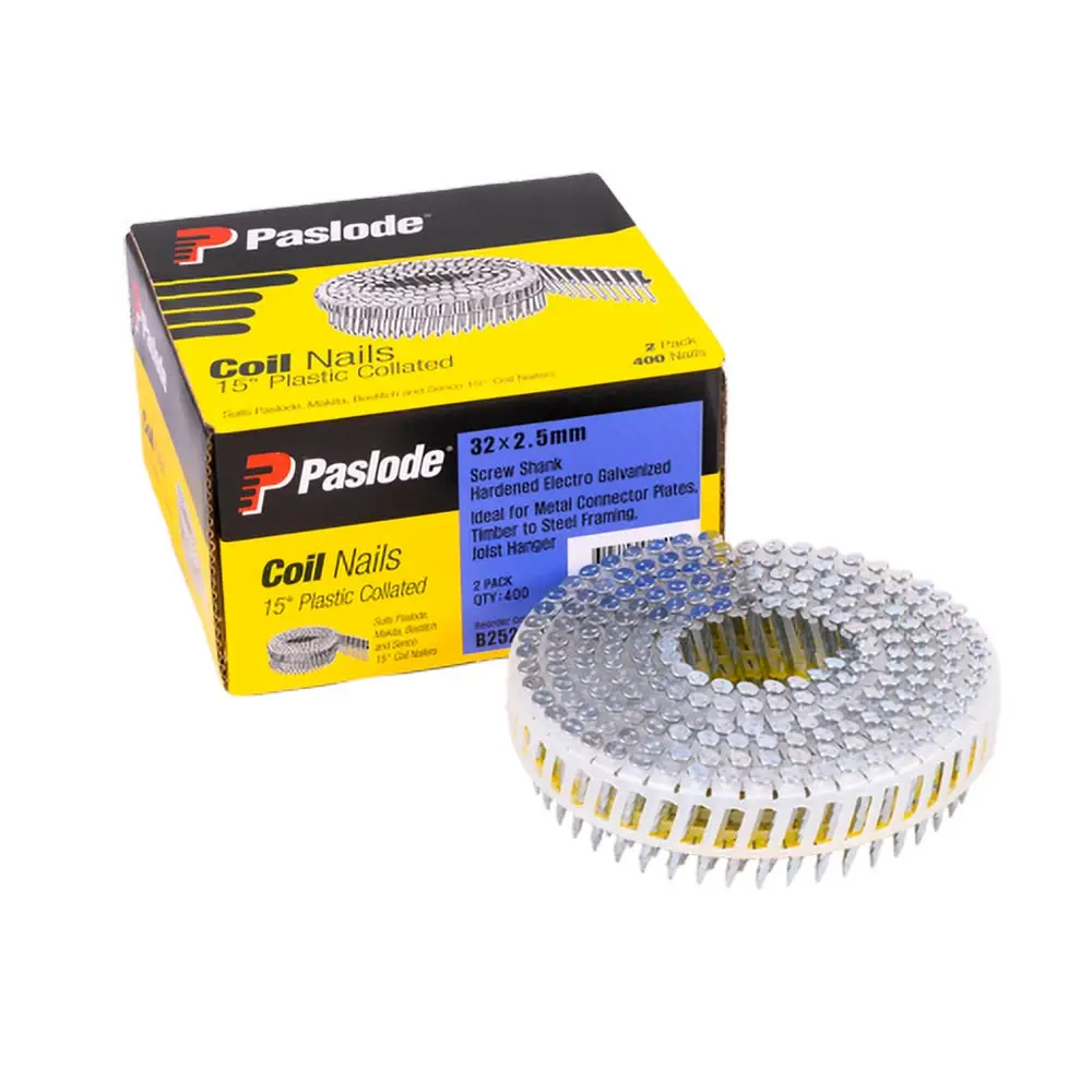 PASLODE 32mm Collated Plastic Sheet Nails 400 Pack B25250