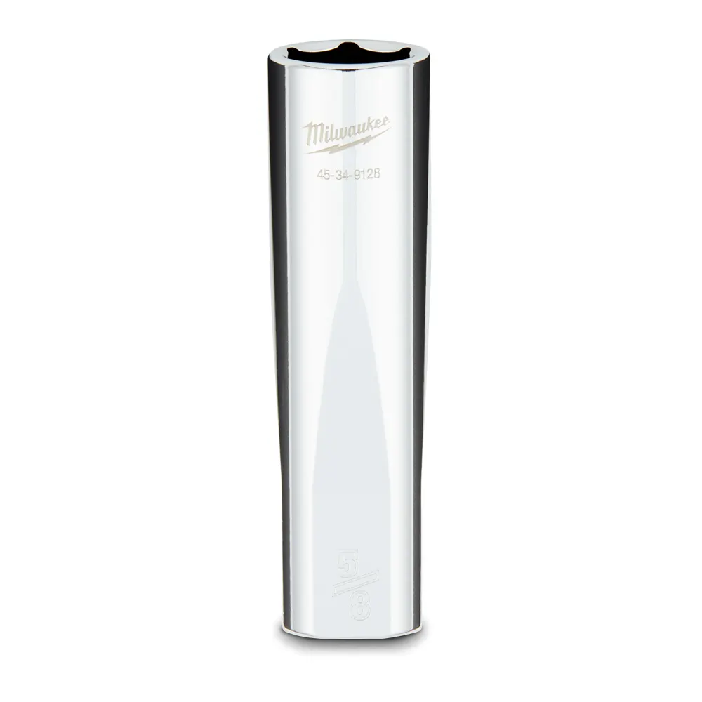 MILWAUKEE 1/2 Drive 5/8inch SAE 6-Point Deep Socket 45349128