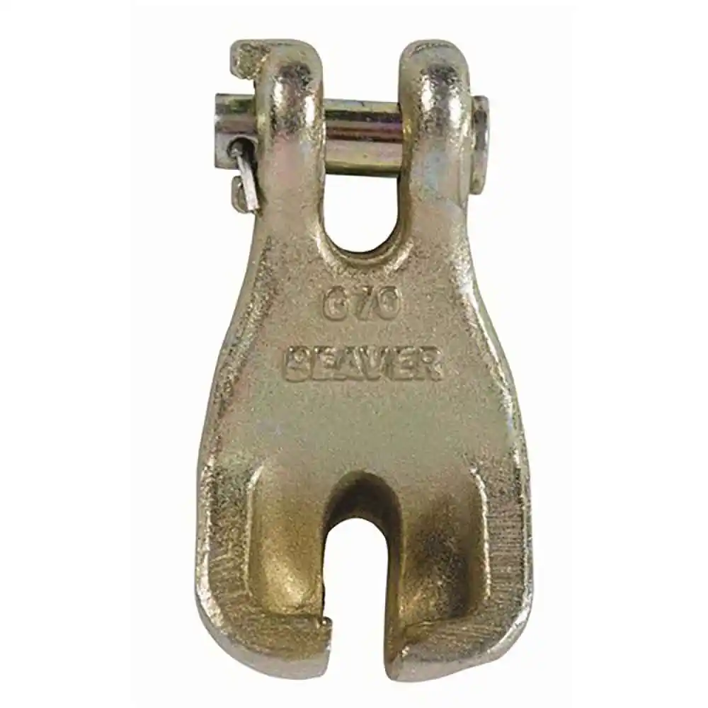 BEAVER 7-8mm G70 Gold Clevis Claw Hooks 352008