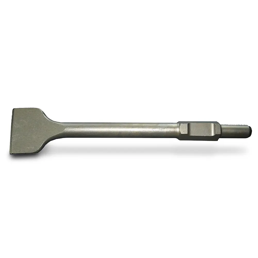DETROIT 75 x 450mm 30mm-Hex Wide Flat Chisel TTWC75HEX