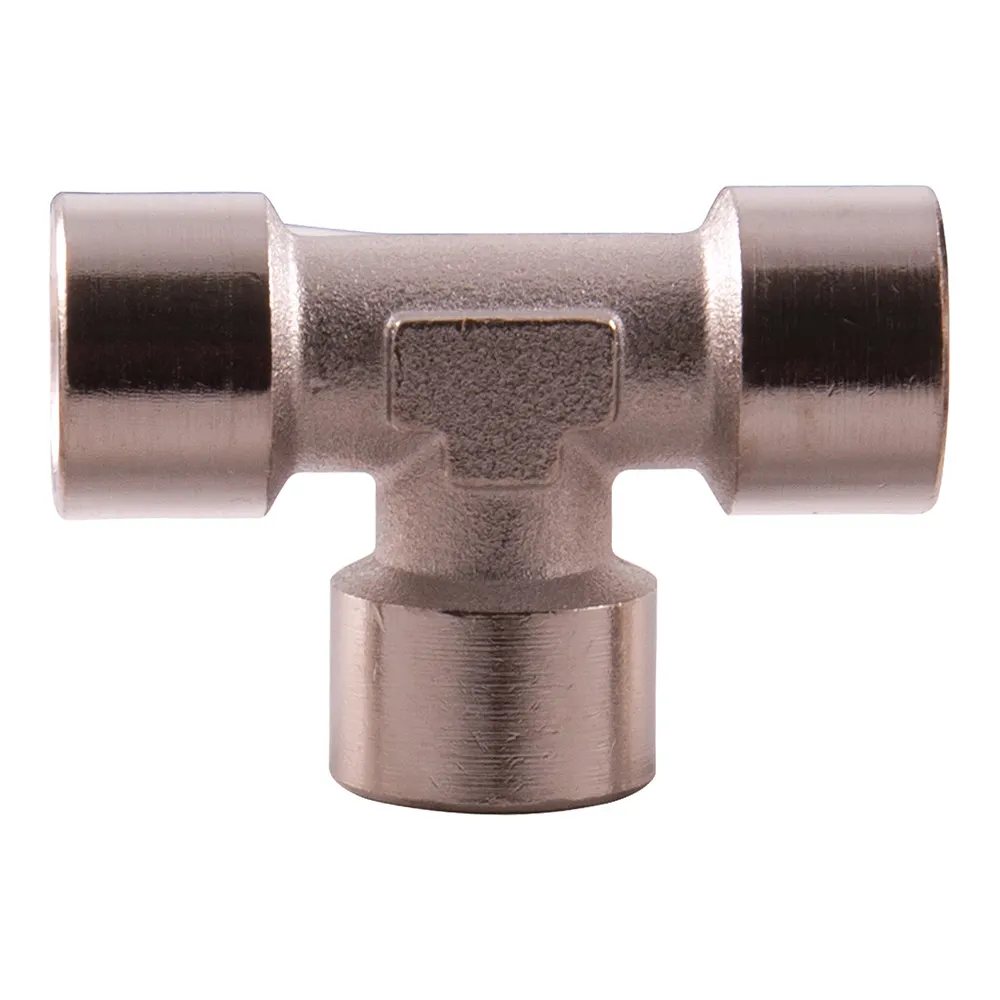 SONSBEEK T-PIECE 3/8inch BSP F-F-F BRASS