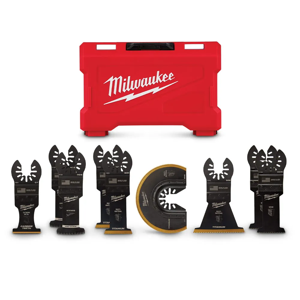 MILWAUKEE 9 piece OPEN-LOK Multi Tool Blade Set 49109113