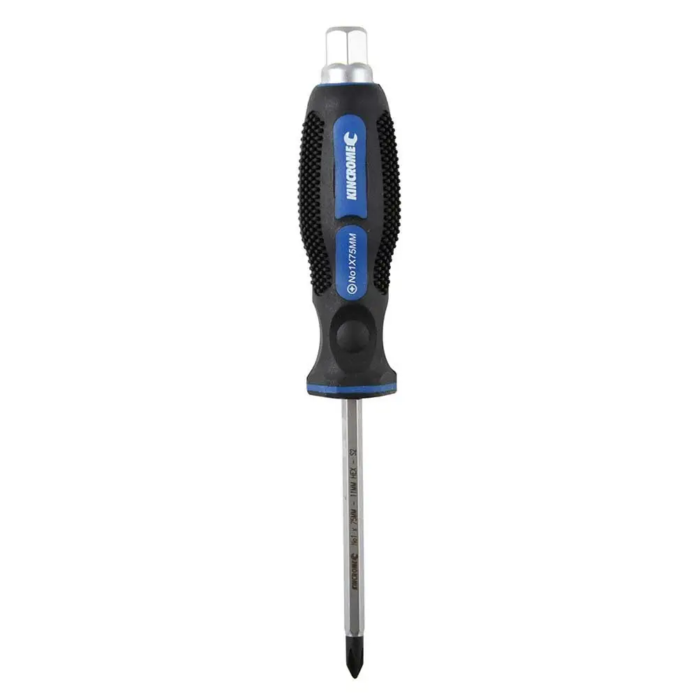 KINCROME No. 1 X 75mm Phillips Go-Through Screwdriver 32109