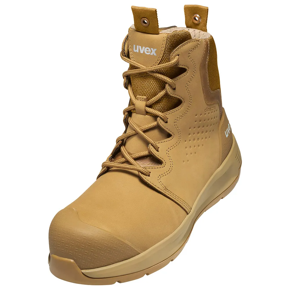 UVEX 3 X-Flow Zip Safety Boot - Tan