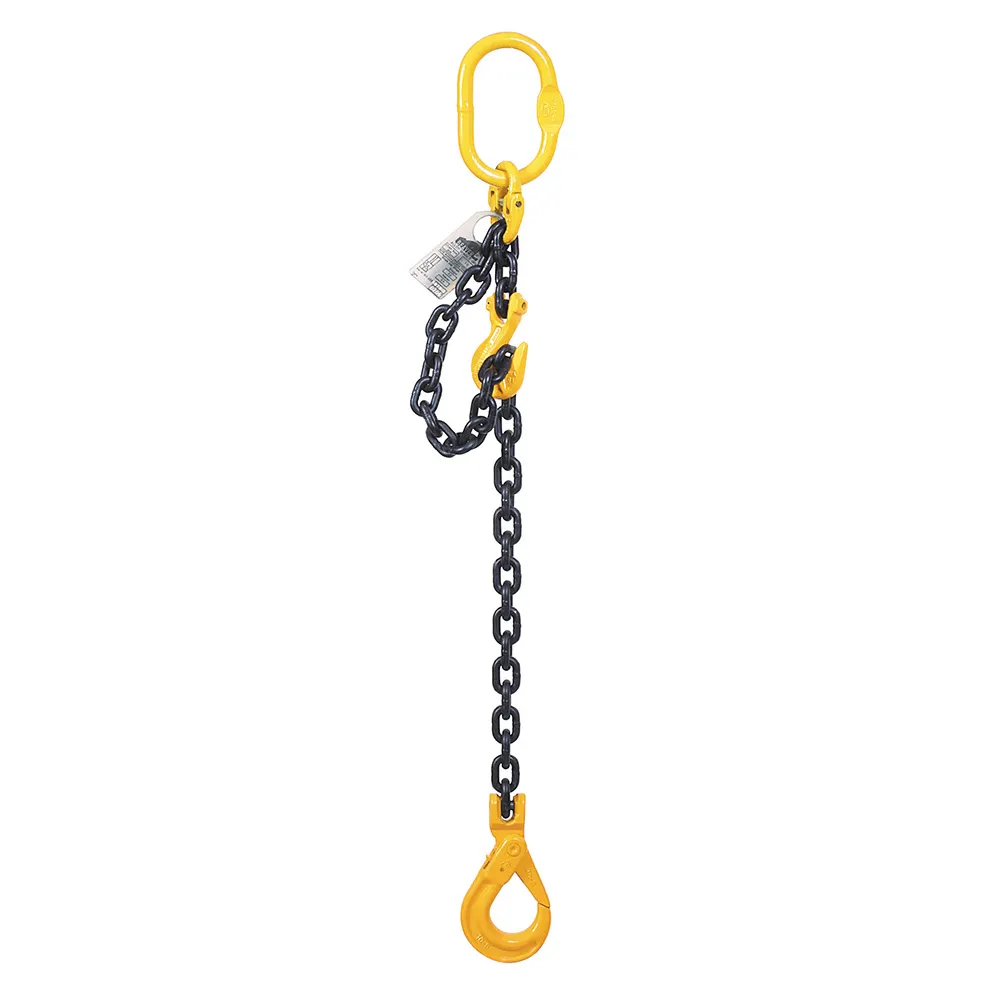 BEAVER Grade 80 Chain Sling Assembly 8mm 1Leg 3Mtr C/W Clevis Sling Hook and Clevis Grab Hook