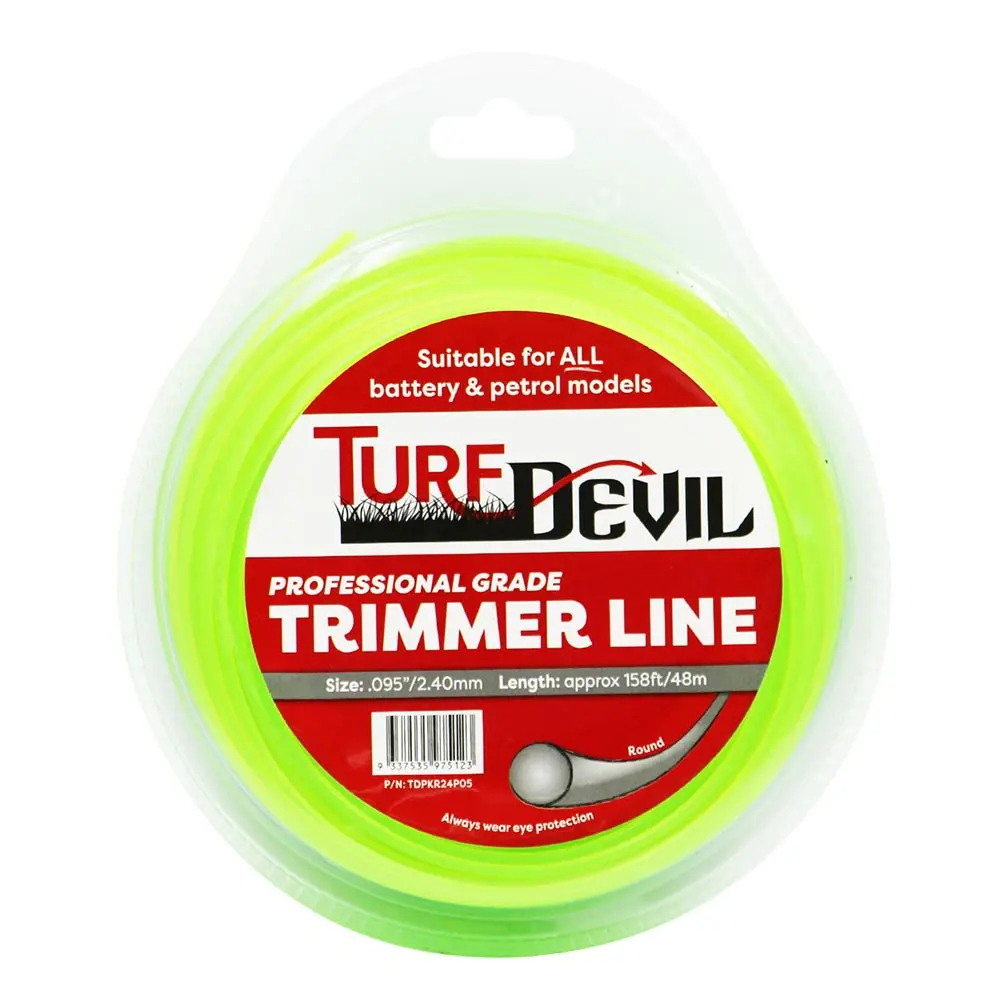 TURF DEVIL 2.40mm Professional Trimmer Line "Round" TDPKR24P05