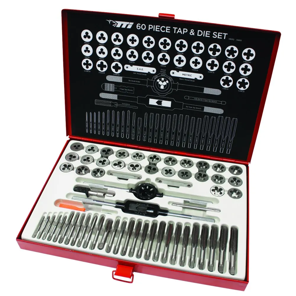 TTI Tap & Die Set - 60 Piece TDS60MNFC