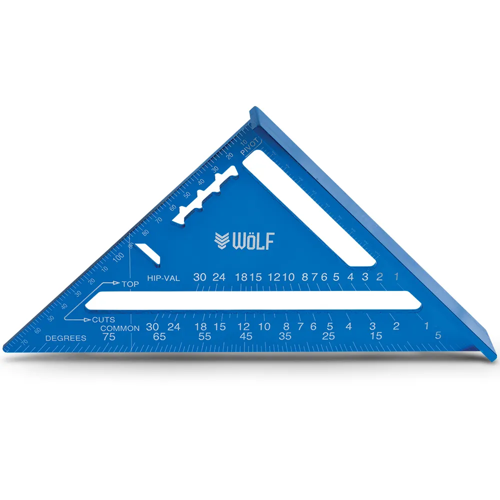 WoLF 180mm Aluminium Rafter Square WRA180