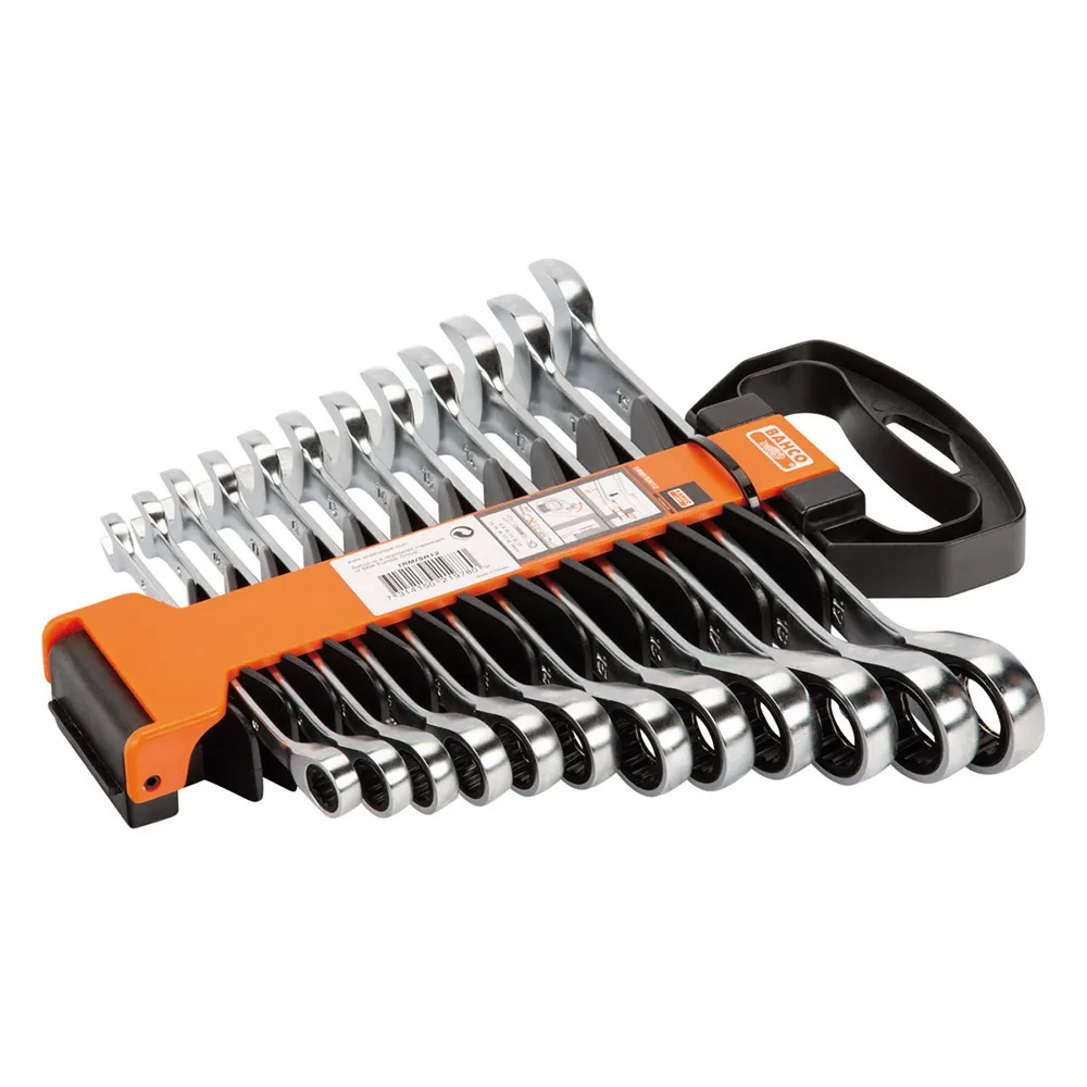 BAHCO Metric Ratchet Combination Spanner Set - 12 Piece 1RMSH12