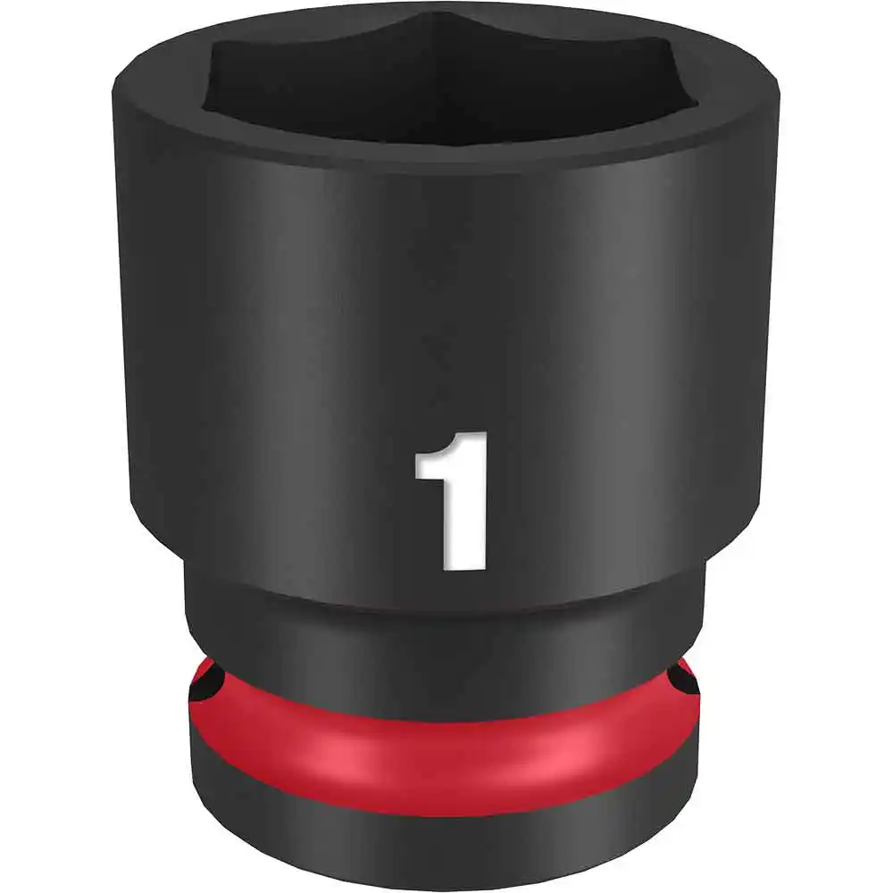 MILWAUKEE SHOCKWAVE 1/2" Drive 1" Standard 6 Point Impact Socket 49666210