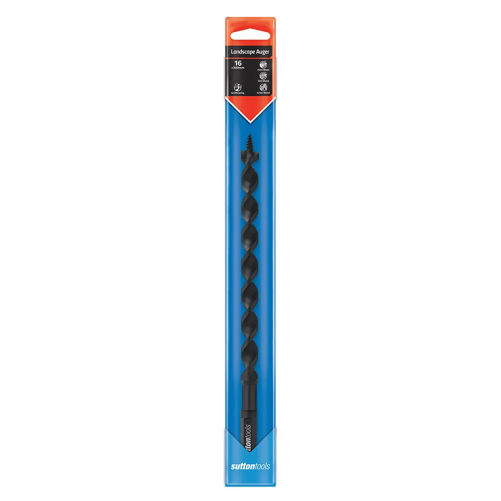 SUTTON 16x300mm 7/16-HX Scotch-Pat Wood Auger Drill Bit D5181600