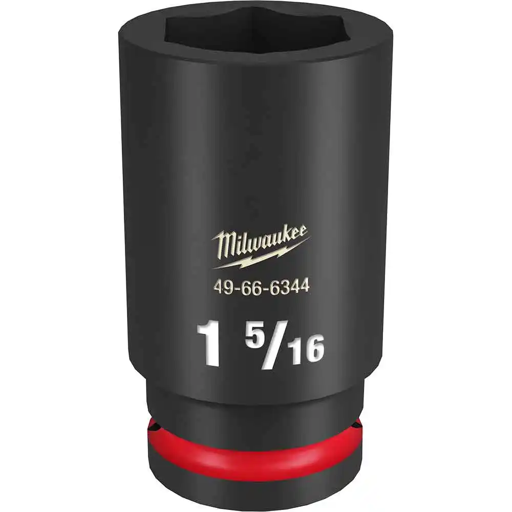 MILWAUKEE SHOCKWAVE 3/4" Drive 1-5/16" Deep 6 Point Impact Socket 49666344