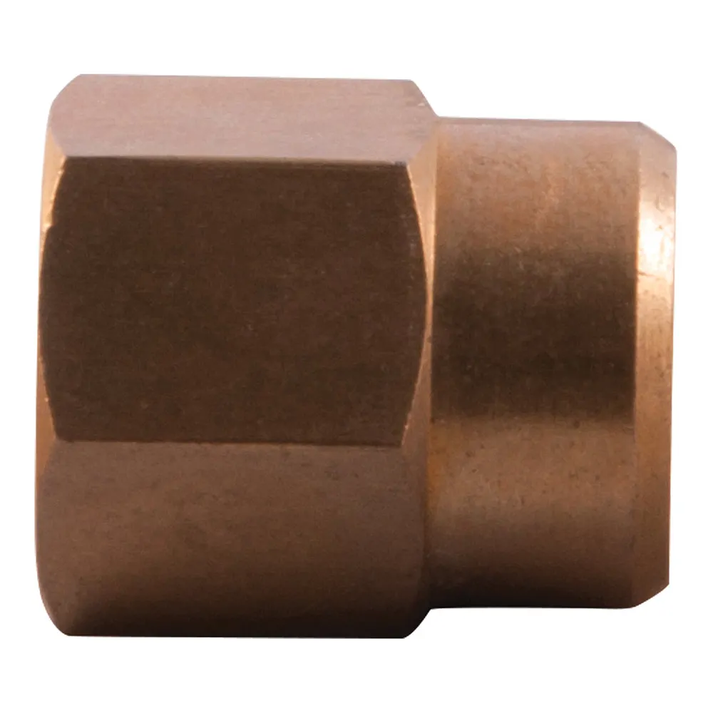 SONSBEEK Hex Reducer 3/8inch - 1/8inch BSP F-F - 2Pk Brass BL29HS0602B