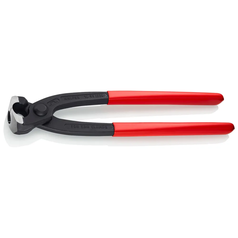 KNIPEX 220mm Top & Side Jaw Ear Clamp Pincer 1099I220SB