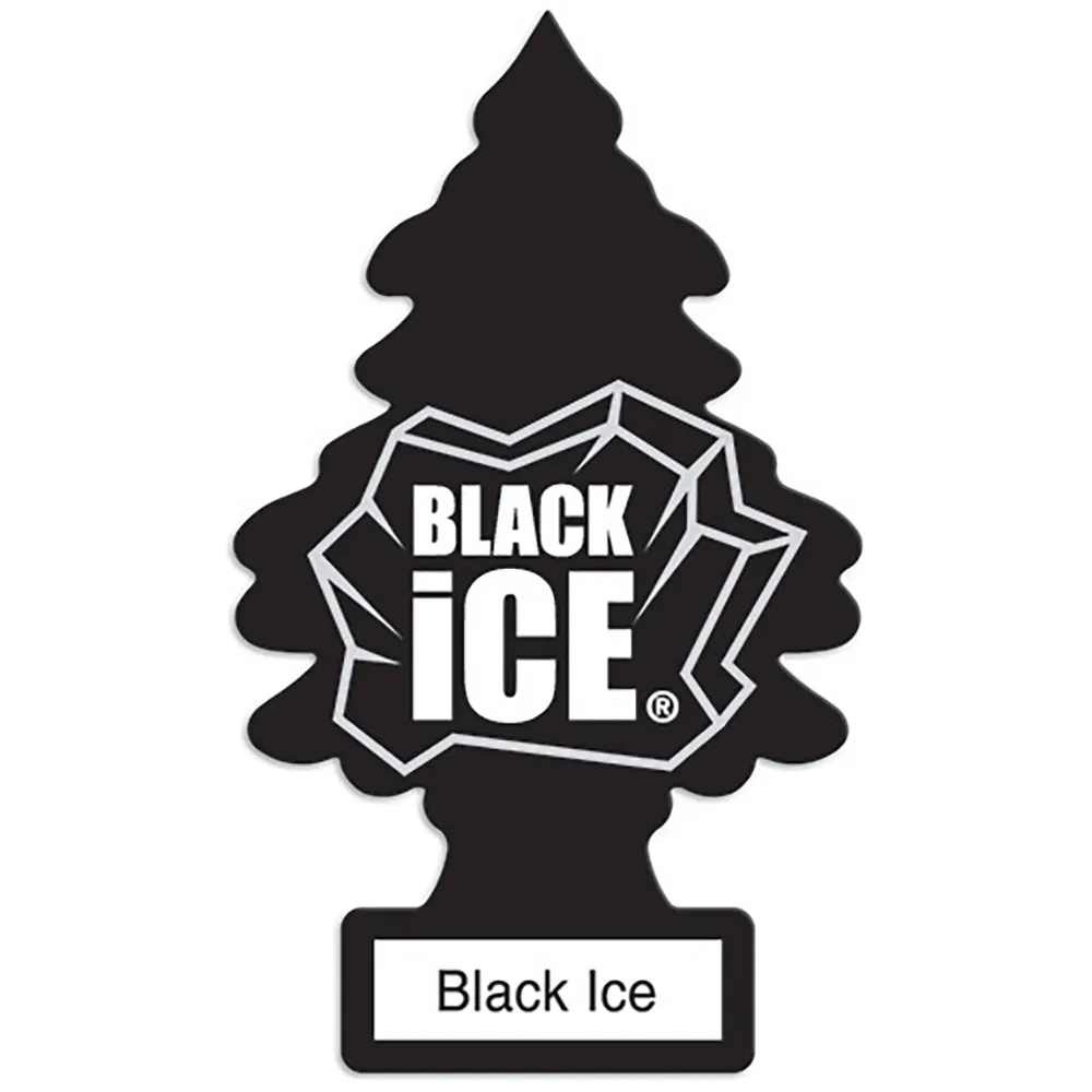 LITTLE TREES Hanging Air Freshener - Black Ice U1P-10155