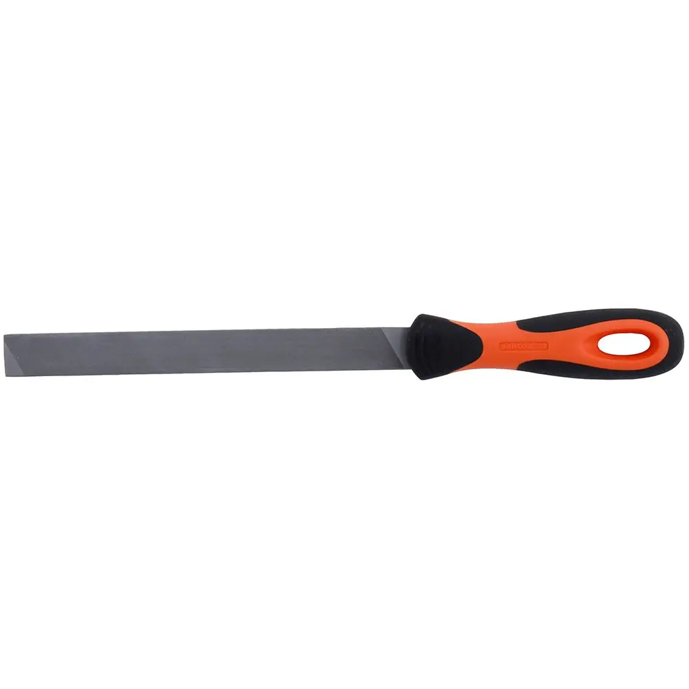 BAHCO Mill Saw file, 250mm (10), 1SQ 1RE bastard cut, ergo handle