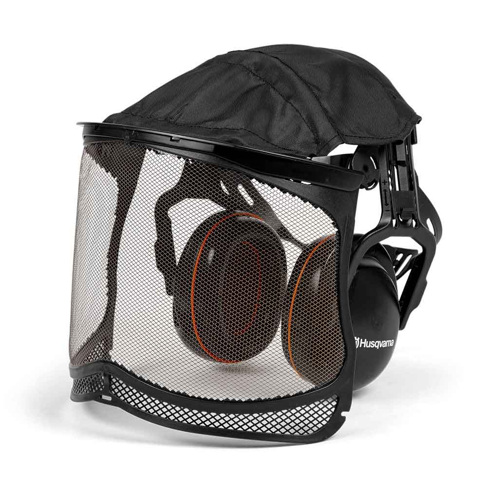 HUSQVARNA Premium Earmuffs With Ultra Vision Mesh Visor 598750101