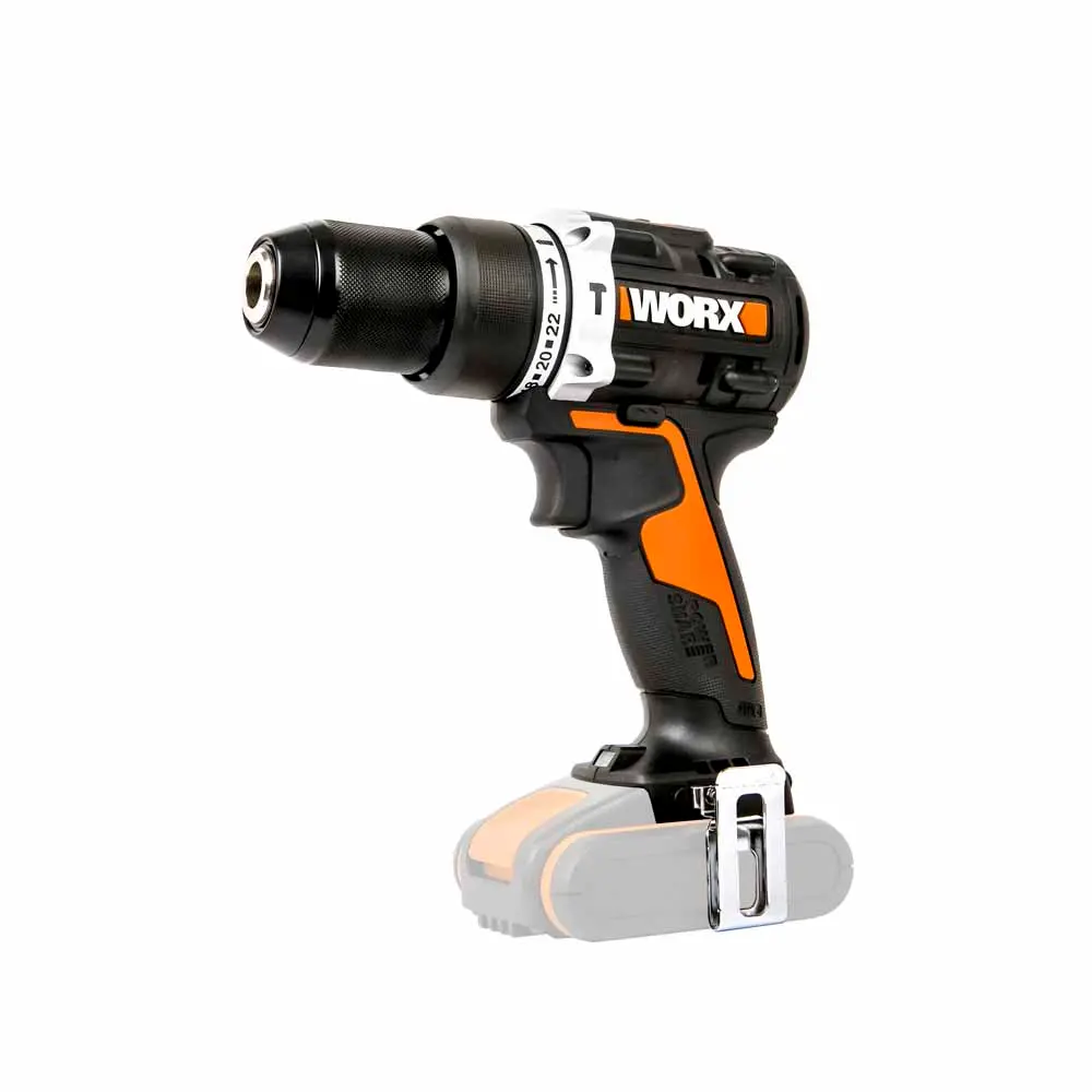 WORX 20V Brushless 13mm Hammer Drill Skin WX352.9