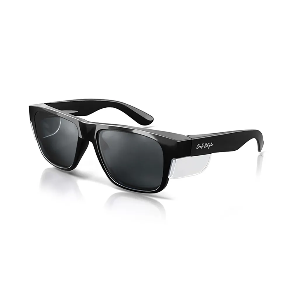 SAFESTYLE Fusion Kids Black Frame Tinted Lens FBTK100