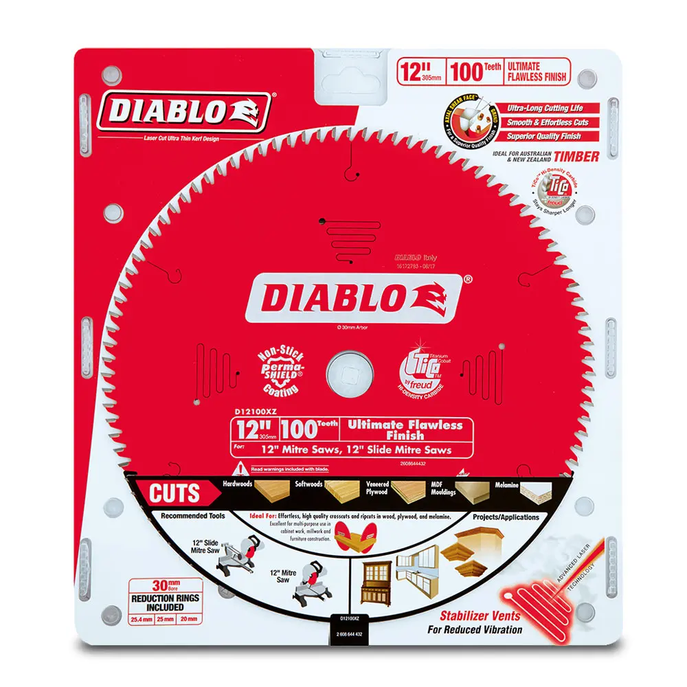 DIABLO 305mm 100T Ultimate Flawless Finish Saw Blade 2608644432
