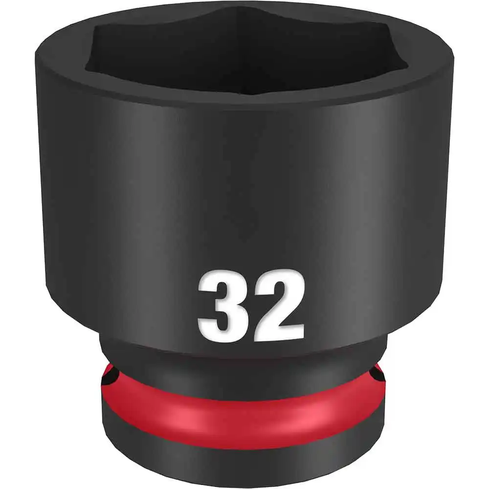 MILWAUKEE SHOCKWAVE 1/2" Drive 32mm Standard 6 Point Impact Socket 49666264