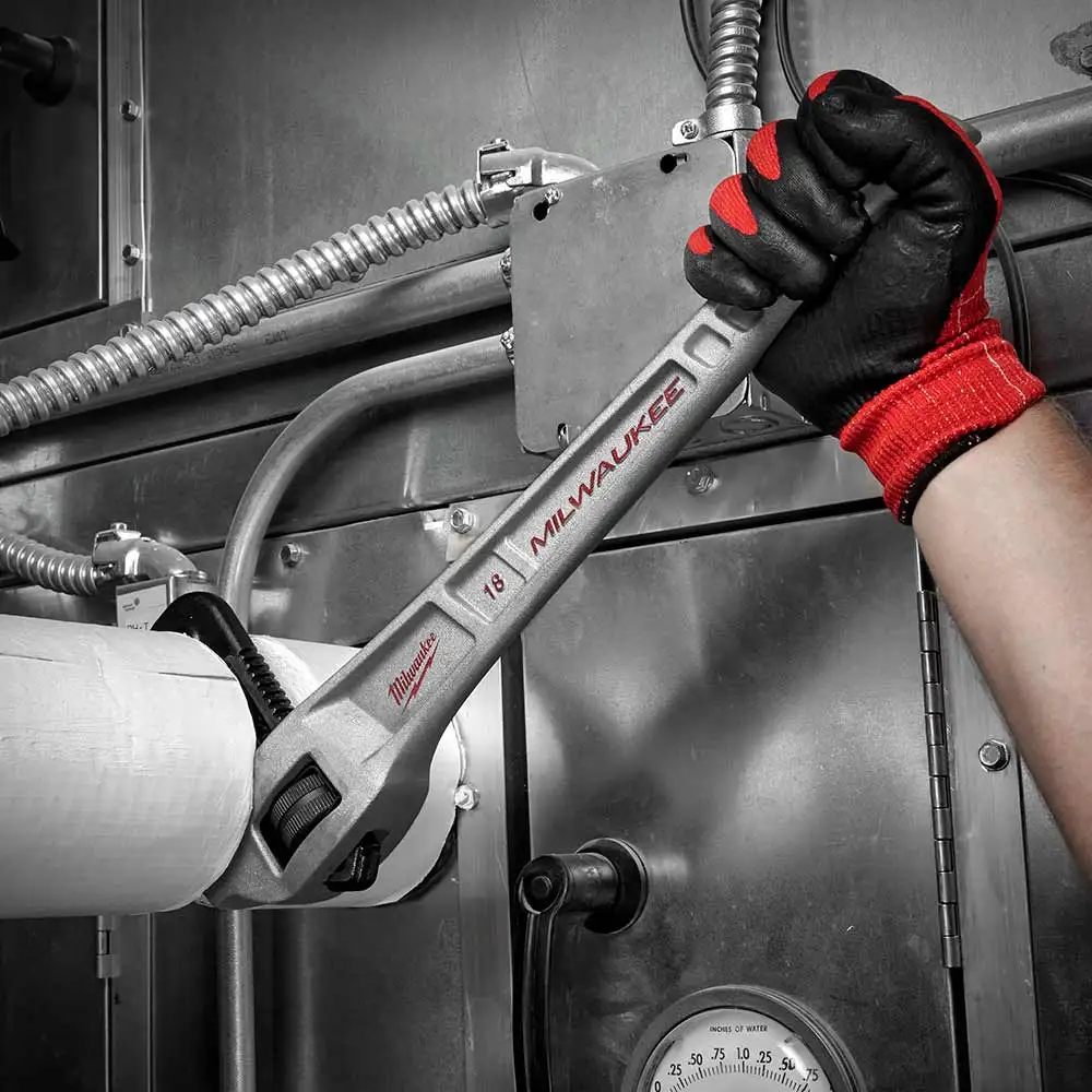 MILWAUKEE 18" (457mm) Aluminium Offset Pipe Wrench 48227185