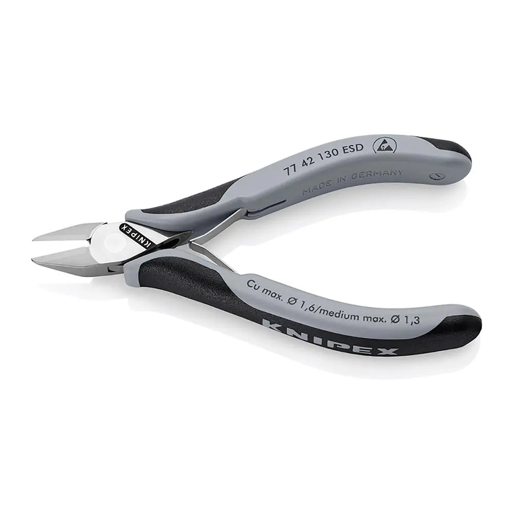 KNIPEX ESD 130mm Electronics Diagonal Cutter 7742130ESD