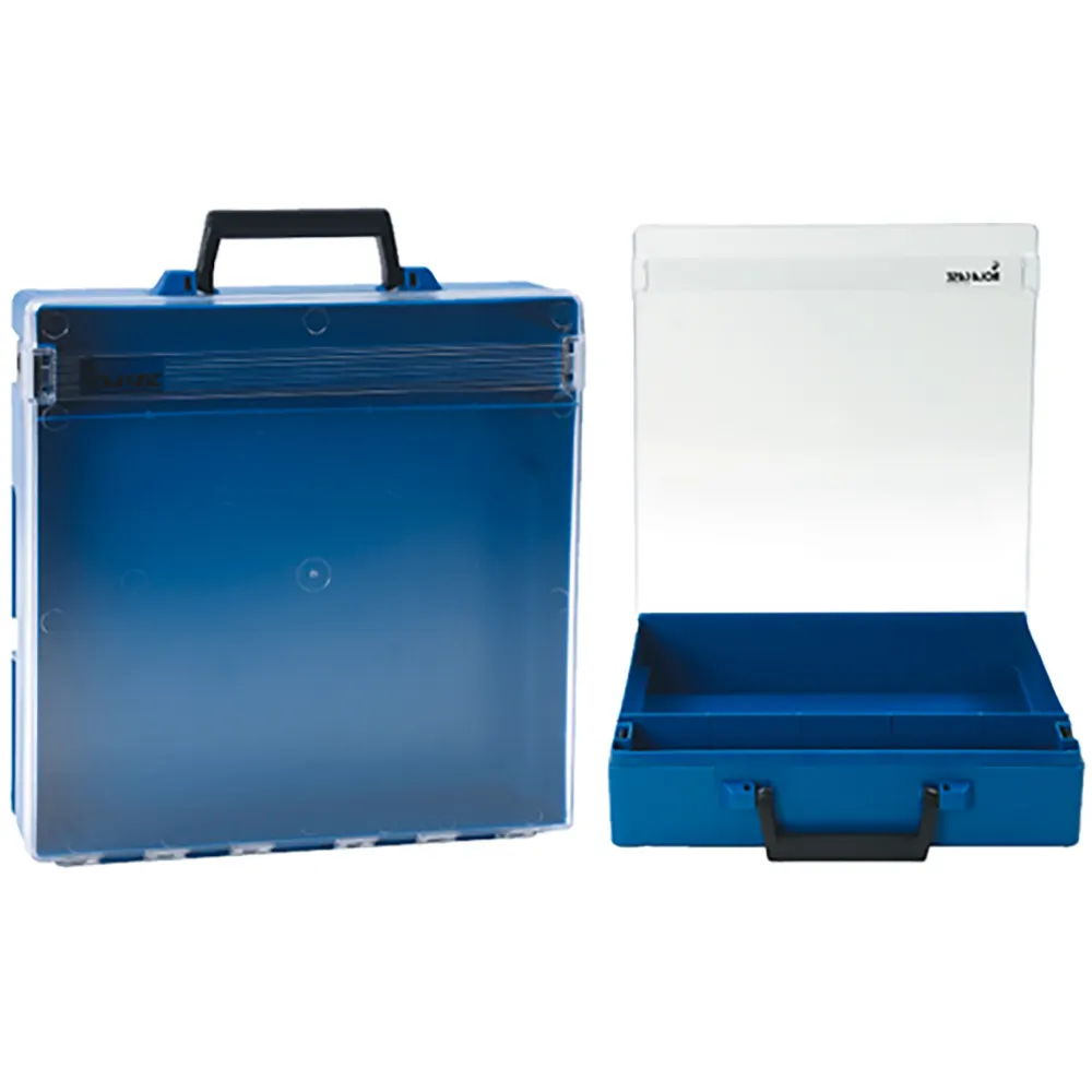 ROLACASE 370x370x85mm Blue Empty Storage Case with Clear Lid ROLRC002/CL