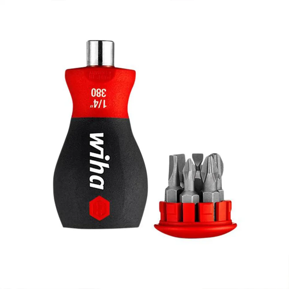 WIHA 6Pc Stubby Screwdriver Handle Set 33738