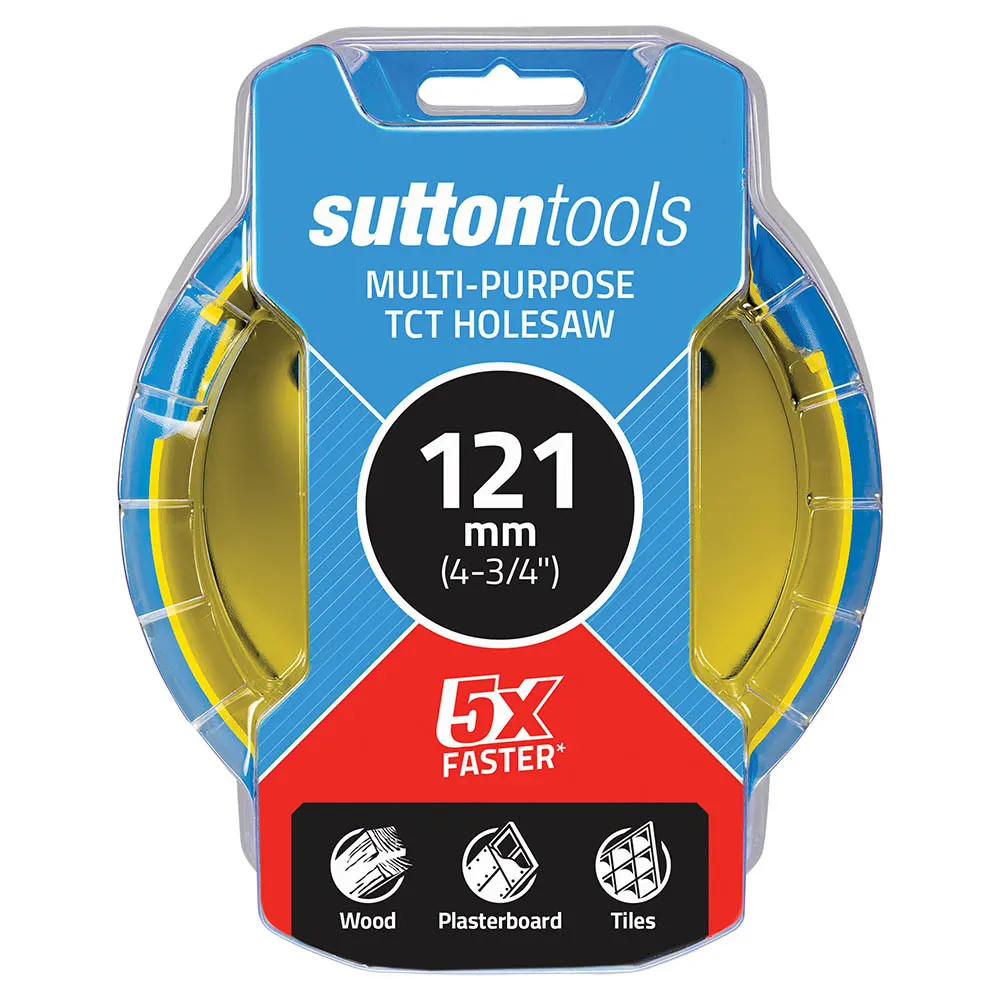 SUTTON 121mm (4-3/4inch) TCT Multi-Purpose Holesaw
