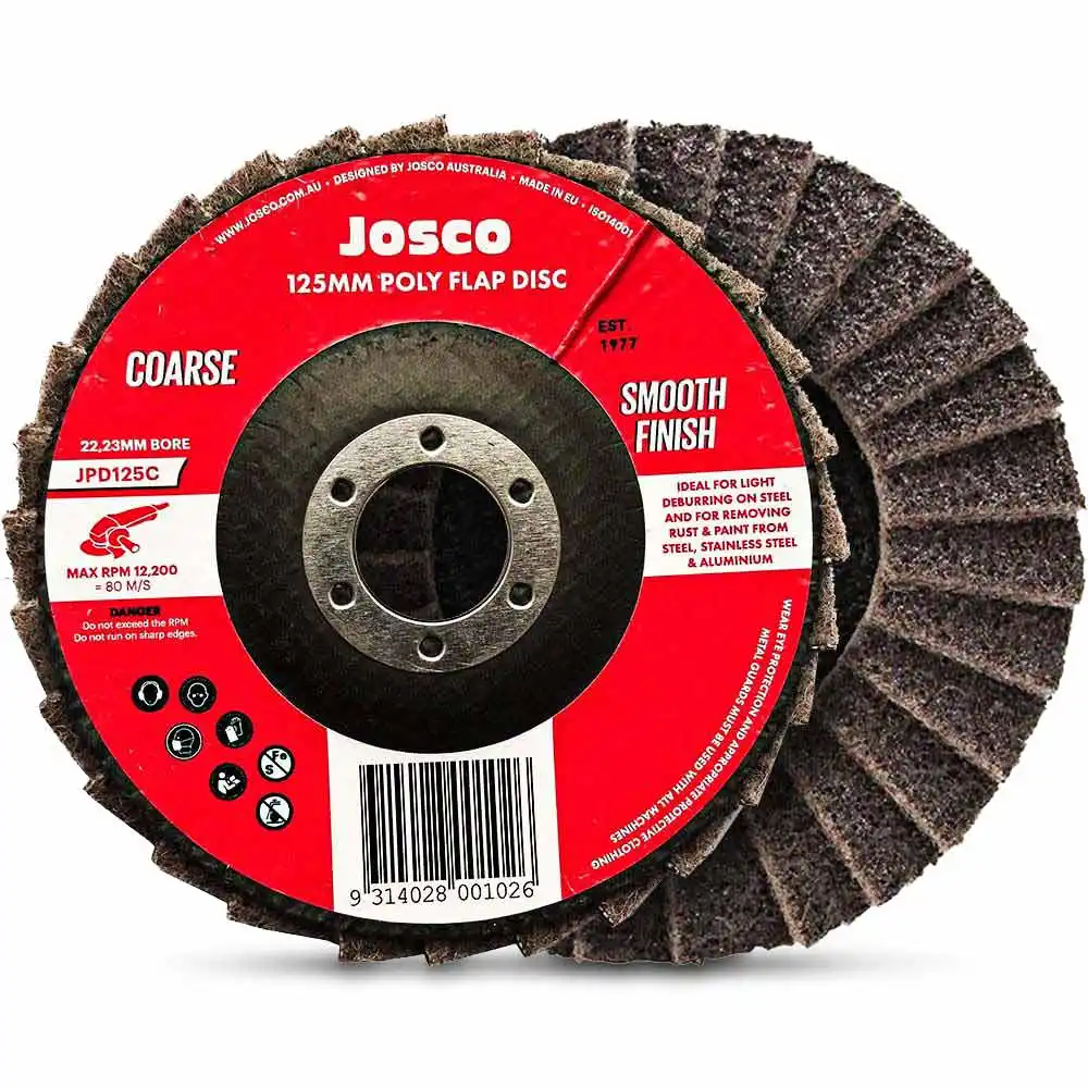 JOSCO 125mm Coarse Brown Surface-Conditioning Flap Disc