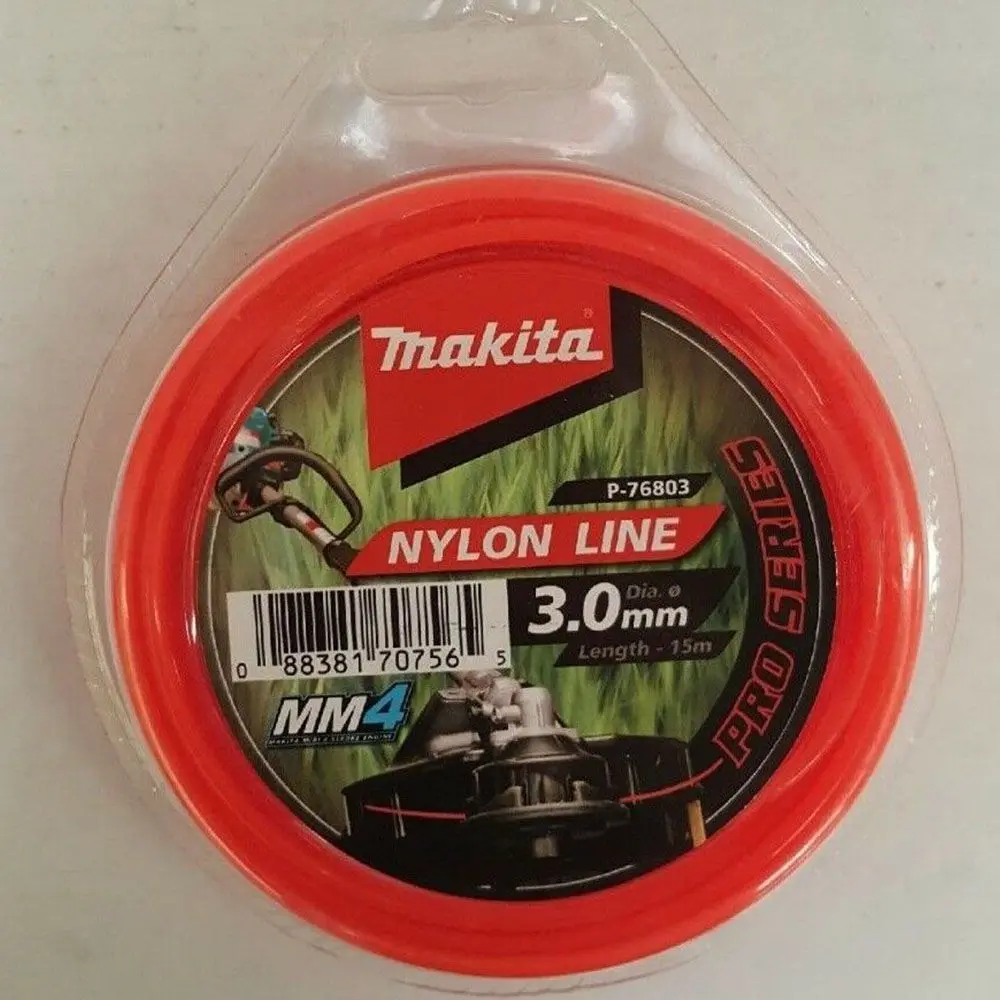 MAKITA 3mm x 15m Nylon Round Trim Pro Line P76803