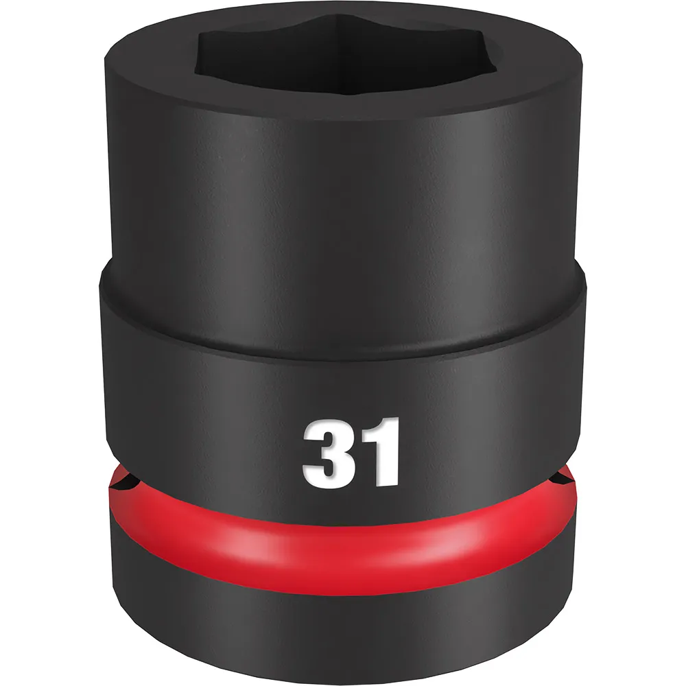 MILWAUKEE SHOCKWAVE 1inch Drive 31mm Standard 6 Point Impact Socket 49666596