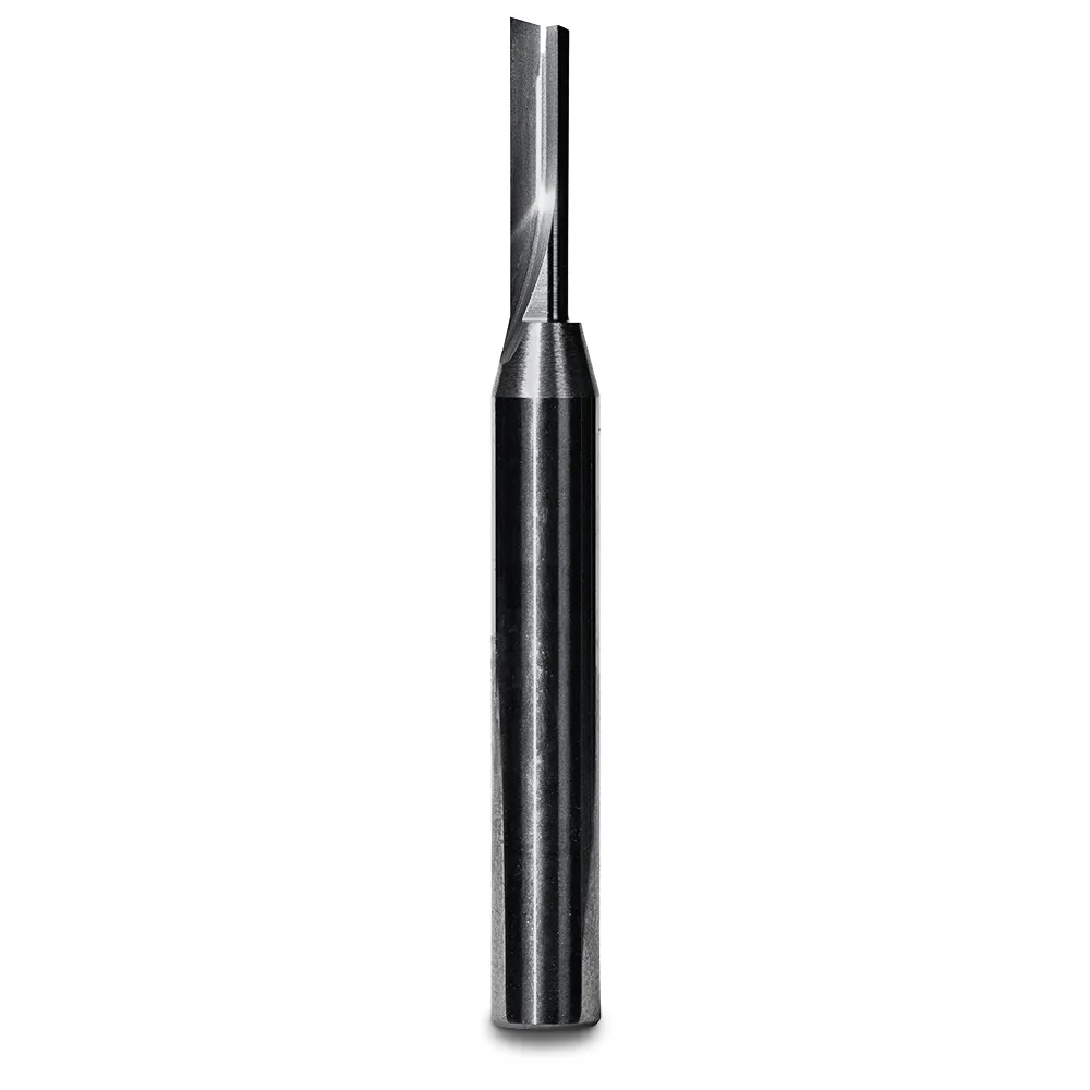 CARBITOOL Router Bit Solid Carbide Straight 4mm-Diameter 1/4inch -Shank T 1804 MS