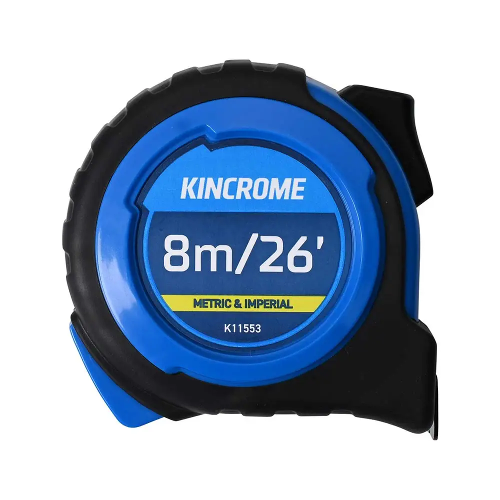 KINCROME 8m/26ft Nylon Coated Tape Measure K11553