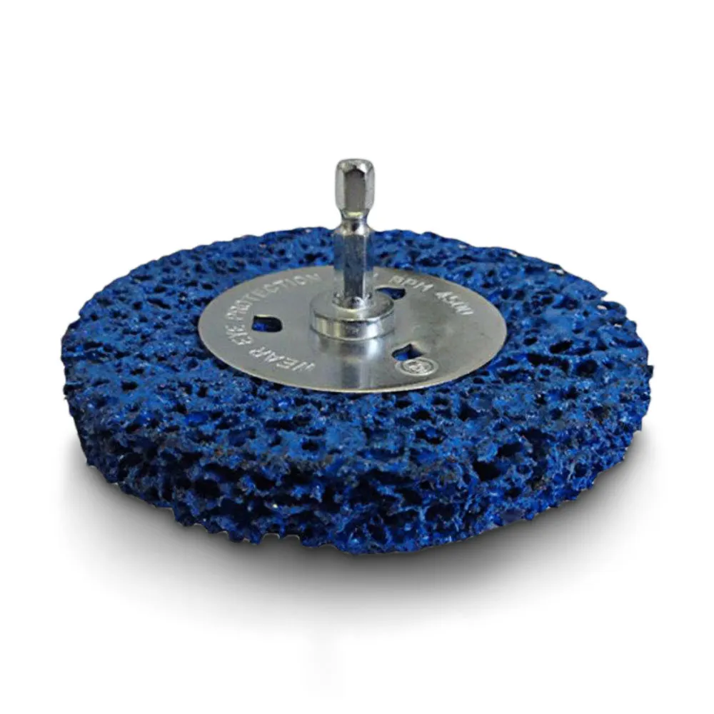 JOSCO BRUMBY 100 x 13mm 1/4-Hex Quick-Change Stripping Wheel - STRIP-IT